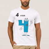 T-Shirt 4 Hommes (Devant)