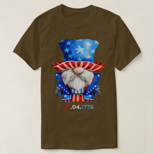 T-shirt 4 juillet (Design devant)