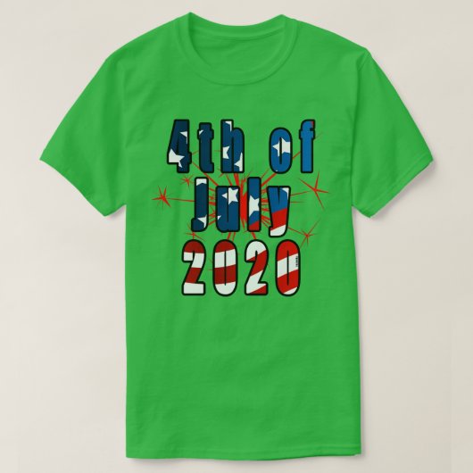 T-shirt 4 juillet (Design devant)