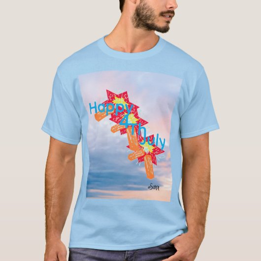 T-Shirt ; 4 JUILLET (Devant)