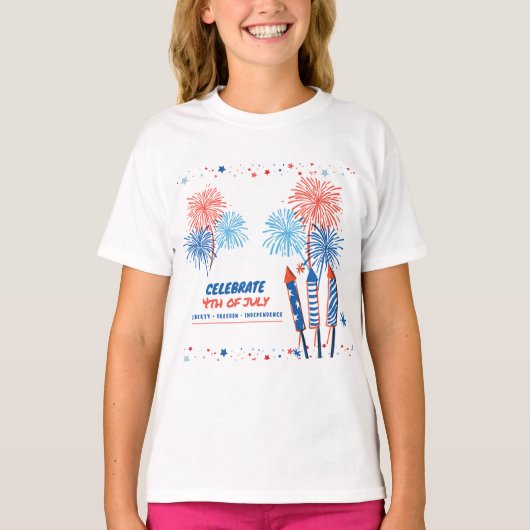 T-shirt 4 juillet  (Devant)