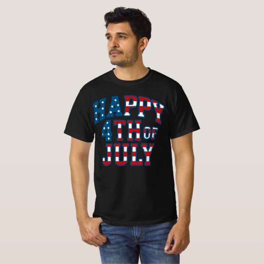 T-shirt 4 juillet (Devant entier)