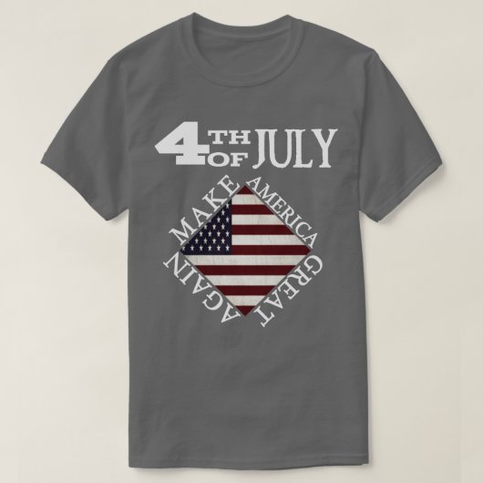 T-shirt 4 juillet 15) (Design devant)