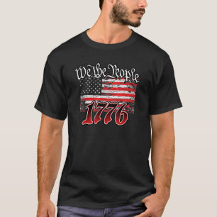 T-shirt 4 juillet 1776 Pour Hommes Nous Le Peuple Américai