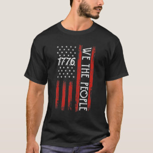 T-shirt 4 juillet 1776 Pour Hommes Nous Le Peuple Américai