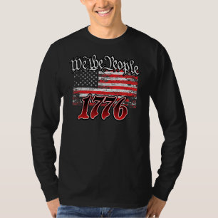 T-shirt 4 juillet 1776 Pour Hommes Nous Le Peuple Américai