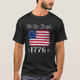 T-shirt 4 juillet 1776 We The People American Flag