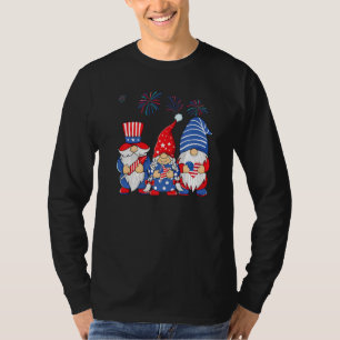 T-shirt 4 juillet 2022 Patriotic Gnomes American Usa 1