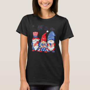 T-shirt 4 juillet 2022 Patriotic Gnomes American Usa 3