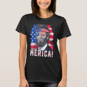 T-shirt 4 juillet Abraham Lincoln Lunettes de soleil Ameri (Devant)