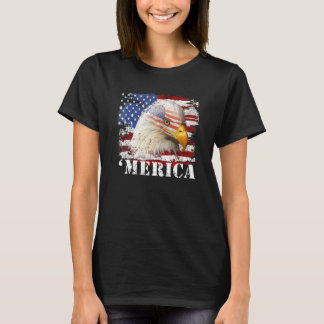 T-shirt 4 juillet Aigle 'Amérique Amérique Fête de l'Indép