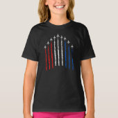 T-shirt 4 juillet Airforce Flyover (Devant)