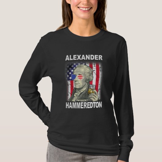 T-shirt 4 juillet Alexander Hammeredton Alexander Hamilt (Devant)