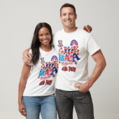 T-shirt 4 juillet America Independence Day Star Firecracke (Unisexe)