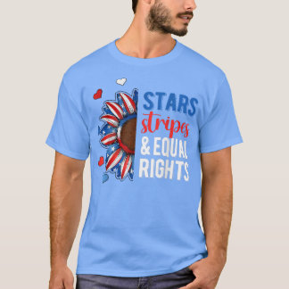 T-shirt 4 juillet America Independence Stars Stripes et Eq