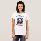 T-shirt 4 juillet American Eagle Sublimation-61901 (Devant entier)