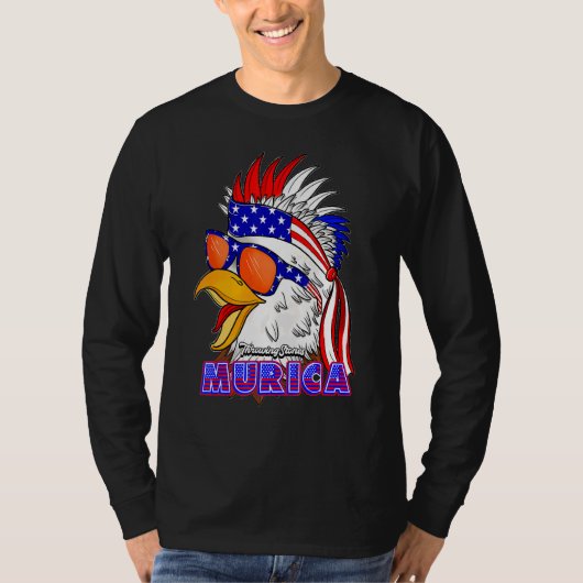 T-shirt 4 Juillet A'murica Throwing Stones Merch (Devant)