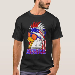 T-shirt 4 Juillet A'murica Throwing Stones Merch