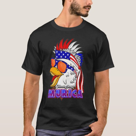 T-shirt 4 Juillet A'murica Throwing Stones Merch (Devant)