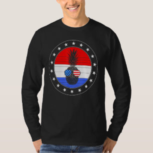 T-shirt 4 juillet Ananas Cute Beach Aloha Independenc