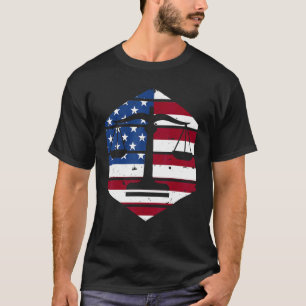 T-shirt 4 juillet Avocat Avocat Us Indicateur Échelle De J