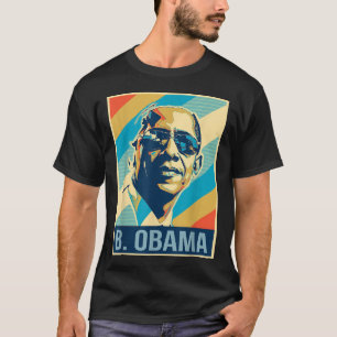 T-shirt 4 juillet Barack Obama Président Retro Patriotique