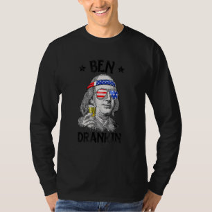 T-shirt 4 juillet Ben Drankin Benjamin Franklin American