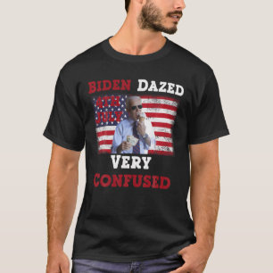 T-shirt 4 Juillet Biden Éblouit Très Confus, Drôle Politiq