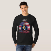 T-shirt 4 juillet Boire Comme Lincoln Abraham Abe Ameri (Devant entier)