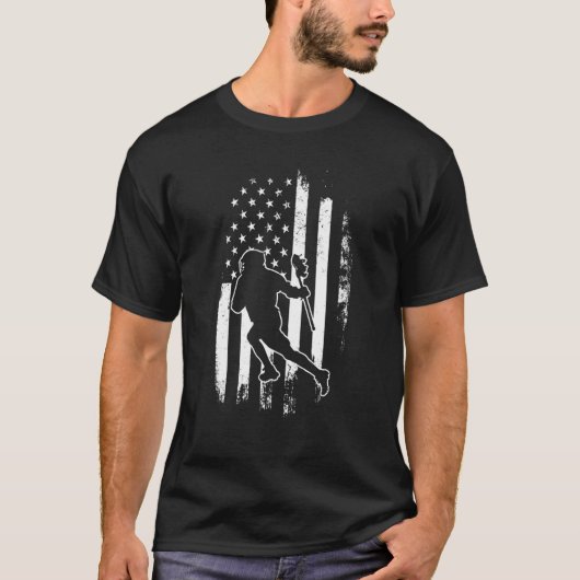 T-shirt 4 juillet Cadeaux Sport Us Distresse Drapeau Améri (Devant)