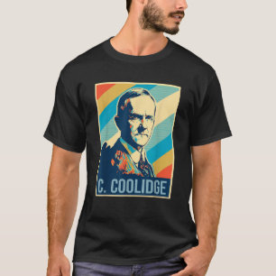 T-shirt 4 juillet Calvin Coolidge Président Retro Patrio