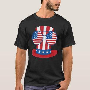 T-shirt 4 Juillet Casquette Usa Patriotic Day America Part