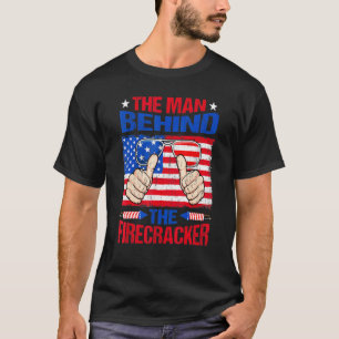 T-shirt 4 juillet Chemise De Grossesse L'Homme Derrière Le