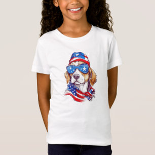 T-shirt 4 juillet chien sublimation-66361