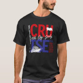 T-shirt 4 juillet Croisière Escadron année sur mesure (Devant)