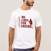 T-shirt 4 juillet de baseball à Noël (Devant)