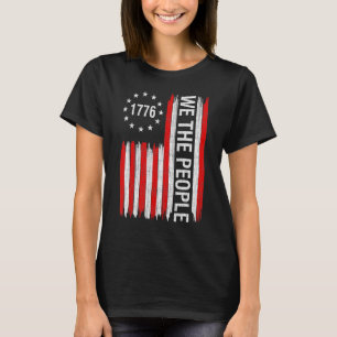 T-shirt 4 juillet Drapeau Américain 1776 Nous Le Peuple Ho