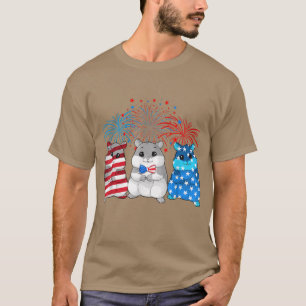 T-shirt 4 juillet Drapeau américain Joyeux Guinéen