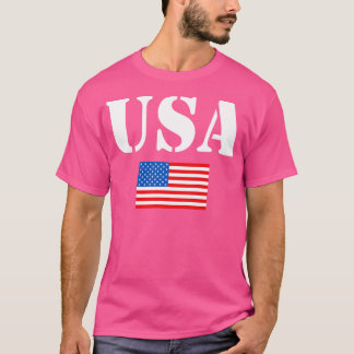 T-shirt 4 juillet du drapeau américain