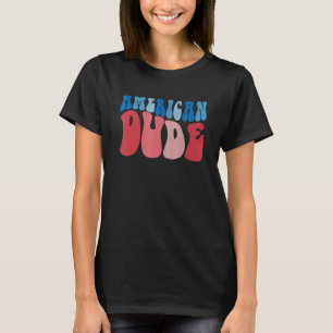 T-shirt 4 juillet enfants mec américain fête aux États-Uni