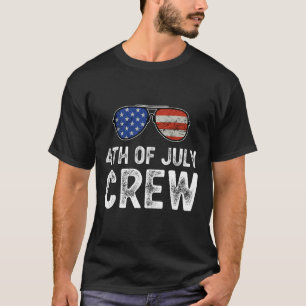 T-shirt 4 juillet Équipage Correspondant aux vêtements de