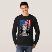 T-shirt 4 Juillet Femmes Ben Franklin (Devant entier)