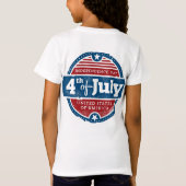 T-Shirt 4 juillet fête de l'indépendance (Dos)