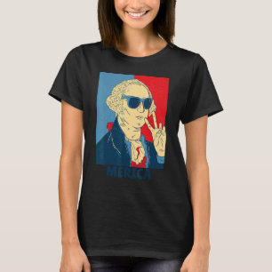 T-shirt 4 juillet Fête de l'Indépendance États-Unis George