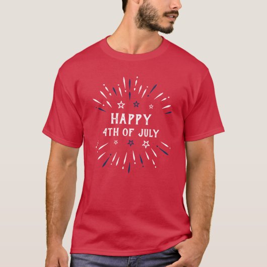 T-shirt 4 juillet Fête de l'Indépendance Patriotique Améri (Devant)