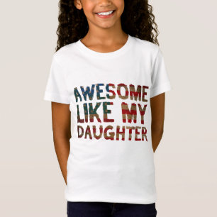 T-Shirt 4 juillet Fête des pères Papa Cadeau - Awesome Com