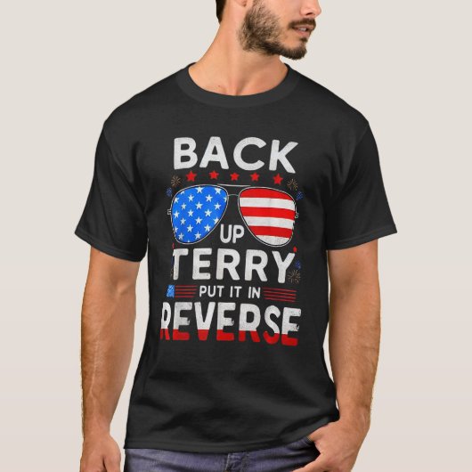 T-shirt 4 juillet Fireworks Le Sauvegarder Terry Le Mettre (Devant)