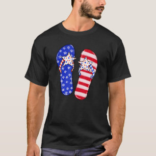 T-shirt 4 juillet Flip Flop Summer Vibe