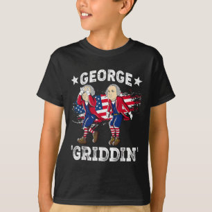 T-shirt 4 juillet George Washington Griddy George Griddi