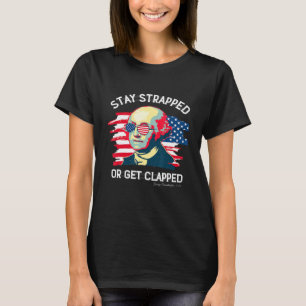 T-shirt 4 juillet George Washington Lunettes de soleil amé